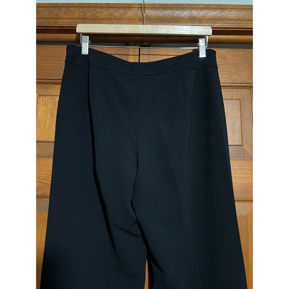 Talbots Women's Classic Black Straight Leg Side Zip Dress Trouser Pants Size 10 - Picture 7 of 10